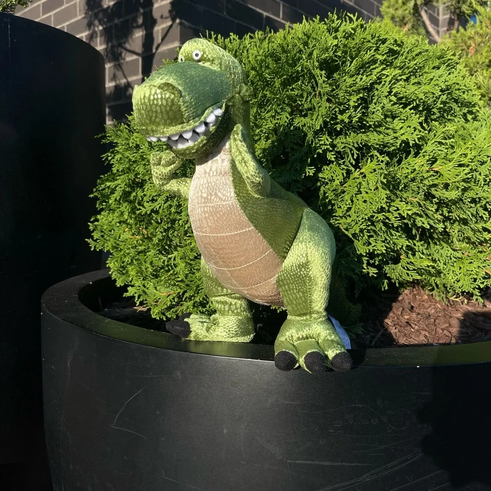 Talking Trex Toy Story Green Dinosaur Plush Toy - Picture 4 of 9